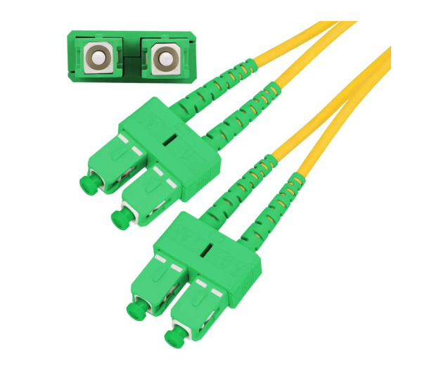 ExtraLink SC/APC-SC/APC Patchcord Jednomodowy Duplex G652D PVC 3mm 2m - 1543624 - zdjęcie 2
